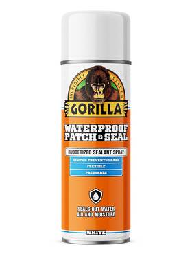 The Gorilla Glue Company 705353875960 Waterproof Patch And Seal Rubberized Sealant Spray White 14oz Pack Of 1