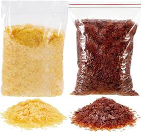 Timgle-555214552 Timgle 35 Oz Shellac Flakes Finish For Light Yellow And Dark Purple