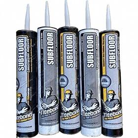 03498 Titebond 5 Tubes Subfloor Construction Adhesive 10oz