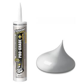 Titebond 037083084412 10.1 Oz. Pro-grade Plus Siliconized Acrylic Water-based Caulk - Slate G