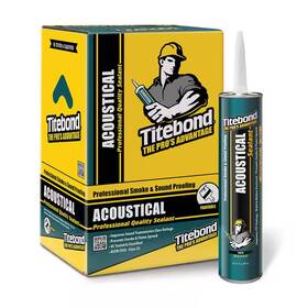 Titebond 313055450400 12-pack 28 Oz White Acoustical Smoke Sound Sealant Mold Resistant Paintable
