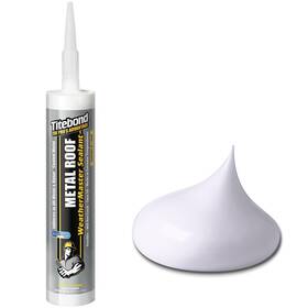 61031 Titebond Weathermaster Metal Roof Sealant White Premium Polymer Caulk For A