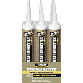 Titebond 711181679977 9.5 Oz. Clear Weathermaster Exterior Sealant 12-pack