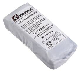 Topaz 751338195509 961 Duct-seal Weatherproof Compound Gray 1 Pound 6-pk