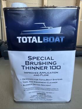 Total Boat 811932022080 Special Brushing Thinner 100 - 1 Gallon