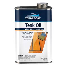 418279 Totalboat Teak Oil - Premium Marine Wood Sealer Protects And Weathered