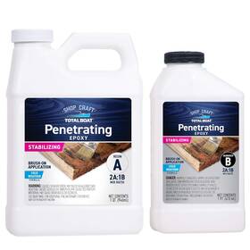 487748 Totalboat Clear Penetrating Epoxy Wood Sealer Stabilizer For Rot Repair And