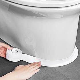 3.2-1.2-w-b Tousea Pvc3.8--3.2-1.2-w-b White Caulk Tape Waterproof Self Adhesive Toilet Sealant Bathtu