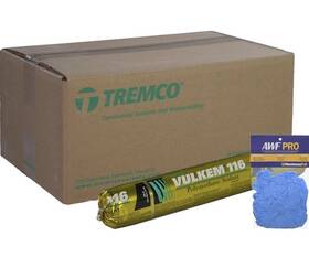 426712l Tremco Vulkem 116 20 Oz Sausage Gray Case Of 15 With Awf Pro Gloves