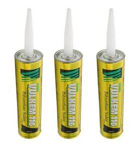 Tremco 651307766313 Pack Of 3 -116 Vulkem Polyurethane High-performance Sealant Black