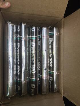 7173201 Tremco 15 Dymonic 100 Limestone 600ml Sausage Tubes