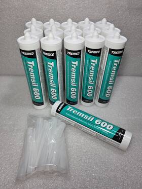 944800 Tremco 16x Tremsil 600 Commercial Clear Silicone Neutral Cure Sealant 10.1 Oz