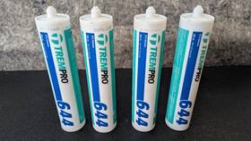 540101603 Trempro 4 X New 644 Rtv Silicone Sealant Cartridge - Aluminium