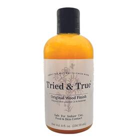 Tried & True 757602911066 Original Wood Finish 8 Oz. - Linseed Oil And Beeswax Blend Ideal For All