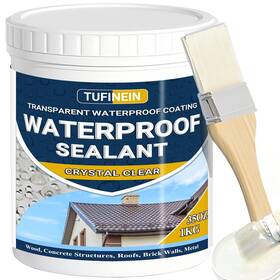 Tufinein 977350260016 Transparent Waterproof Coating 35oz Invisible Agent Indoor And Outd