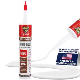 Tylove 792216181108 Self-leveling Rv Roof Sealant Uv Proof White 10.5oz