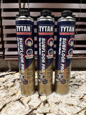 18505v09 Tytan Professional Subfloor Pro High Yield Adhesive 29 Oz 3 Cans