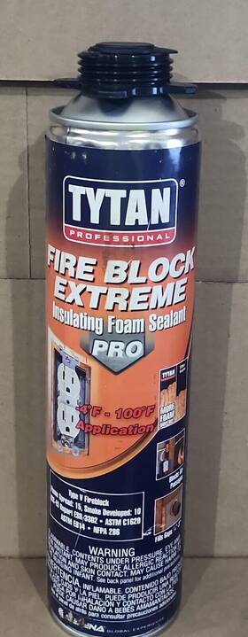29409v02 Tytan Professional Fire Block Extreme Insulating Foam Sealant Pro 24 Oz