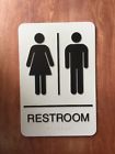 Unisex Restroom Sign With Braille In Ursb