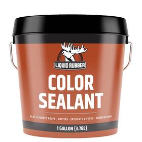 13065 Usa Color Sealant Water-based Barn Red 1 Gallon For Indoor/outdoor Use