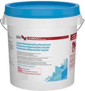 Usg Interiors 081099039607 Durock 3.5 Gallon Liquid Waterproofing Membrane And Vapor Retarder