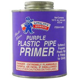 Utility 720559128030 16 Oz 1 Pint Purple Pvc/cpvc Primer