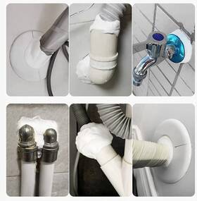 Uxcell 639664622879 Duct Seal Repair Sealing Clay Waterproof 8 Pcs White Moldable Silicone Putty