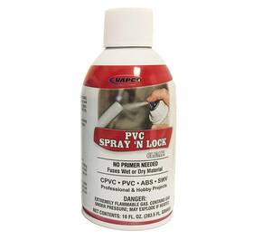 Vapco 683704162238 Pvc Spray Nft Lock Sealant - Bonds Wet And Dry Cpvc Abs Swv Clear