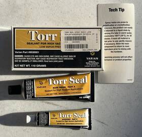 9530001 Varian Vacuum Technologies Torr Seal High Epoxy Sealant Kit New Factory Sealed