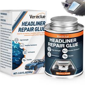 Qcdpj-v2-fz2 Vereclue Headliner Repair Glue 100ml - Strong Car Roof Liner Adhesive Clear