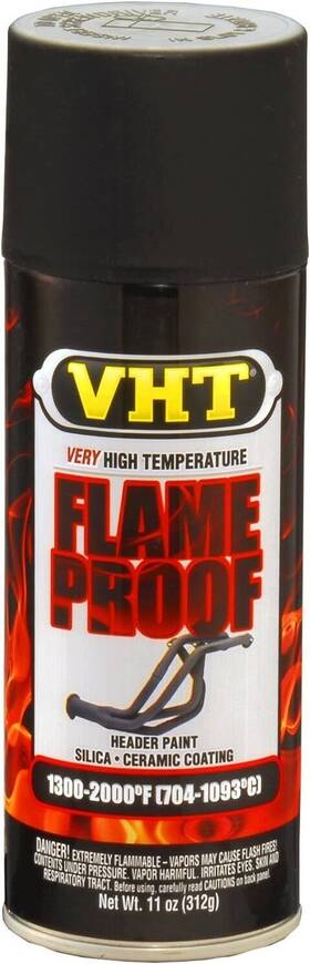 Sp102 Vht Flameproof Coating Flat Black 11 Ounce Pack Of 1