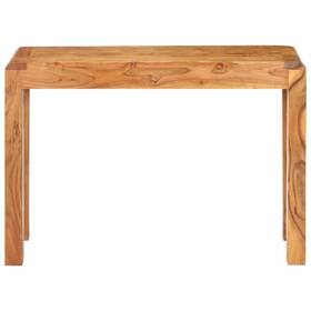 289629 Vidaxl Console Table Honey Finish Solid Acacia Wood Medium Durable