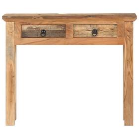 320381 Vidaxl Console Table Multicolor Brown Variations
