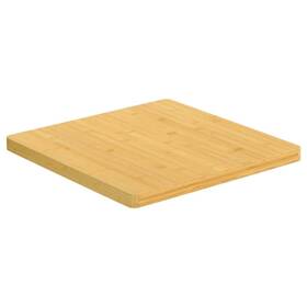 352698 Vidaxl Table Top Natural Bamboo With Varnish Finish