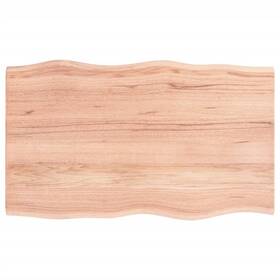 363953 Vidaxl Table Top Light Brown Solid Oak Wood 39.4 X 23.6 0.8 In