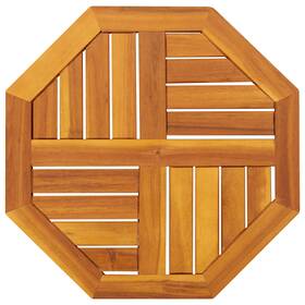 4004259 Vidaxl Table Top Replacement Board Outdoor Tabletop Octagonal Solid Wood Acacia