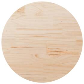 813650 Vidaxl Table Top Replacement Round Garden Coffee 35.4 Inch X1 Solid Wood Pine