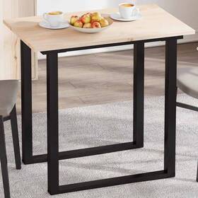 847413 Vidaxl Table Top Natural Pine Solid Wood Medium Durable
