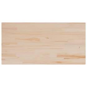 847417 Vidaxl Table Top Natural Wood Solid Pine 39.4x19.7 In Durable