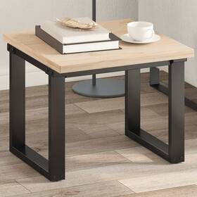 847424 Vidaxl Table Top Natural Pine Solid Wood 19.7 In Durable