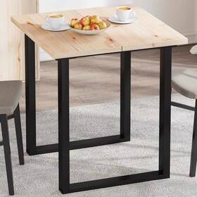 847426 Vidaxl Table Top Set Of 2 Natural Wood Solid Pine Medium