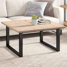 847430 Vidaxl Table Top Set Of 2 Natural Solid Pine Wood Medium Durable