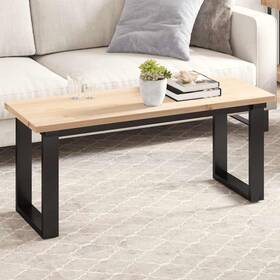 847432 Vidaxl Table Top Natural Wood Solid Pine Medium Durable
