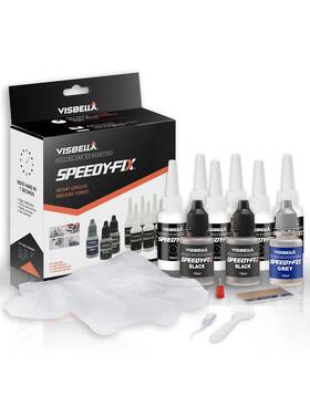 Visbella 797434002136 7 Seconds Speedy Fix Strong Instant Adhesive And Black Grey