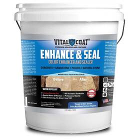 Vces5g Vital Coat Enhance And Seal 5 Gal. Pail Clear Penetrating Water Based Natural Stone