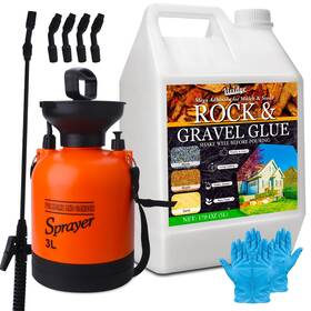 69f34d6edd929b3e29dab7ec Vividye Rock Glue With Pump Sprayer 1.3 Gallon/170oz Mulch For Landscaping Weather
