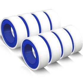 Votmell Vtm-v005 Plumbers Tape 8 Rolls 1/2 Inch Ptfe Pipe Sealing Thread Sealant Waterproof Use