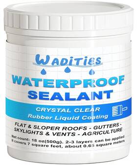 Wadities 973129251636 Invisible Waterproof Agent 18oz Insulating Sealant Wall Bathroom