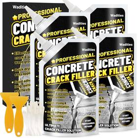 600g-grey Wadities Model Concrete Crack Filler 5.3lb High Elasticity Self Leveling Cement Fille