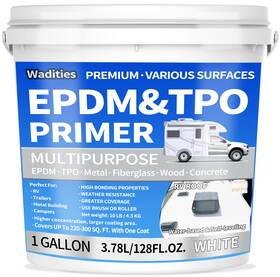 Wadities Model Primer1gal Epdm And Tpo Primer White 128 Fl Oz Pack Of 1